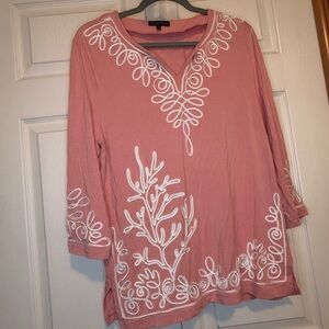 Stunning Embroidered Boutique Tunic - M